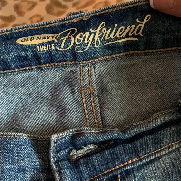 Old Navy Denim - Old Navy Boyfriend Denim size 14 Minor distressing